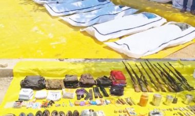 बीजापुर लाया गया 12 नक्सली का शव, अब शिनाख्ती की है तैयारी