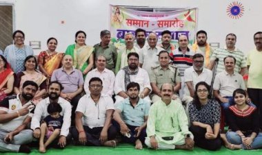 रक्तदान दाताओं का ब्राह्मण समाज ने किया सम्मान