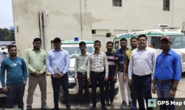 बरसात से पहले 102 एंबुलेंस का ऑडिट, सुरक्षित ड्राइविंग के दिए टिप्स