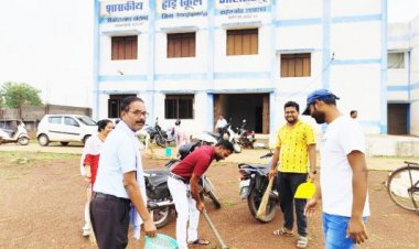 जनसहभागिता से शालेय स्वच्छता अभियान