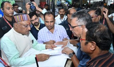 मुख्यमंत्री विष्णु देव साय से मिलने जनदर्शन में पहुंचे हजारों लोग