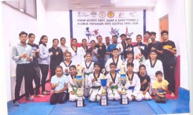 रायपुर ताईक्वांडो ने 117 अंकों के साथ आल ओवर चैम्पियनशिप ट्राफी के साथ सीनियर वर्ग-जूनियर वर्ग ट्राफी में भी कब्जा रहा