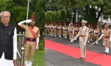 निवर्तमान राज्यपाल विश्वभूषण हरिचंदन को दी गई भावभीनी विदाई