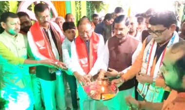 हरेली पर्व : मुख्यमंत्री के साथ शामिल हुए भाजपा नेता