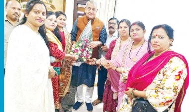 विधायक धर्मजीत का स्वागत