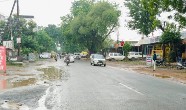 नर्मदापुरम में मौसम में हुआ बदलाव:चार दिन बाद सुबह हुई बारिश, दोपहर में निकली धूप