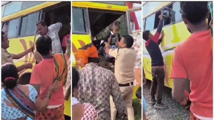 बाल-बाल बची 50 से ज्‍यादा यात्रियों की जान