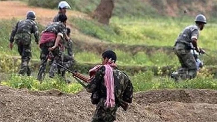 कांकेर सीमा पर जवानों के साथ मुठभेड़ में तीन नक्‍सली ढेर
