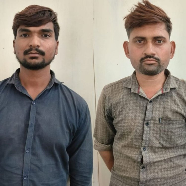 बाइक चोरी कर रहे थे चोर, पुलिस आ पहुंची:8 बाइक बरामद, बिना व्हील लॉक वाली गाड़ियां करते थे टारगेट