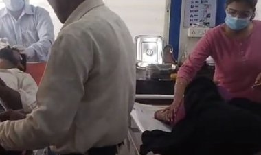 कार ने बाइक सवार दंपती को मारी टक्कर:दोनों घायल; रॉन्ग साइड से आ रही थी कार, मक्सी रोड दुर्गापुरा के पास हादसा