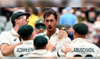 मिशेल स्टार्क ने झटके 6 विकेट, ऑस्ट्रेलिया ने भारत को 180 रन पर समेटा