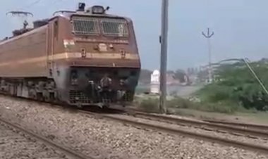 हरदोई में व्यक्ति ने ट्रेन के आगे कूदा:सिर धड़ से अलग, चेहरा बुरी तरह खराब; परिजनों ने की पहचान