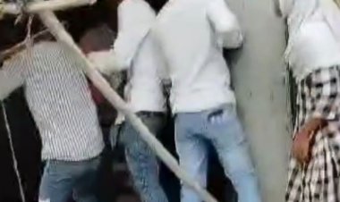 दुकान में घुसकर मां-बेटे को पीटा:उधार देने से मना करने पर दबंगई, पुलिस ने पहुंचाया अस्पताल