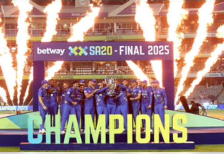 रबाडा के दमदार प्रदर्शन ने एमआई केप टाउन को पहला एसए20 खिताब दिलाया