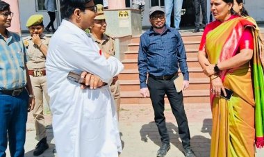 जिला जेल की सुरक्षा पर सवाल:तीन सीसीटीवी कैमरे खराब मिले, महिला आयोग सदस्य ने दिए तुरंत ठीक कराने के निर्देश