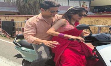 जान्हवी कपूर ने सिद्धार्थ मल्होत्रा से स्कूटी चलानी सीखी