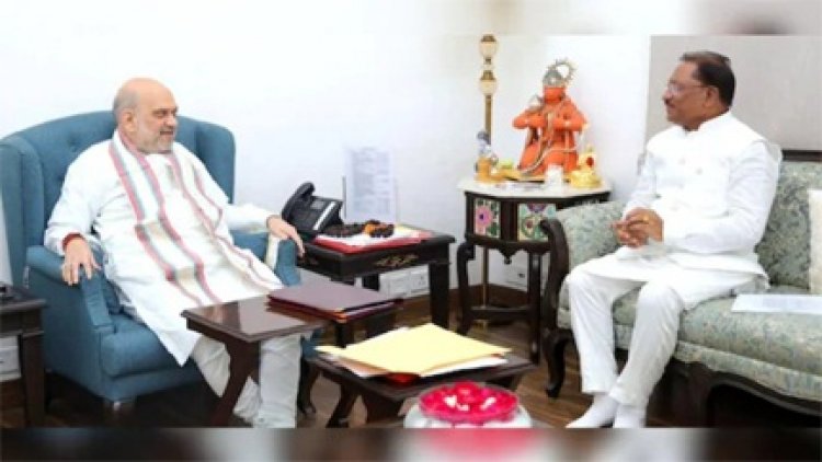 CM साय गृहमंत्री शाह से मुलाकात के लिए हुए रवाना