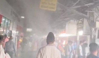 बिलासपुर में पारा 43 डिग्री, गर्मी से बचाने के लिए स्टेशन पर पानी